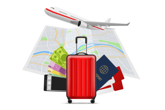 Download Tourism. Travel Banner. Suitcase, Map an - Map Collection
