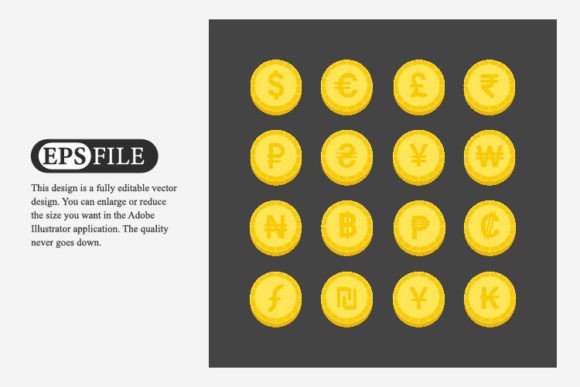 Download Coin Currency Icon Illustration - Illustration Collection