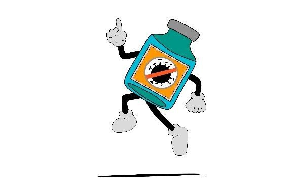 Download An Illustration of an Animated Vaccine B - Illustration Collection
