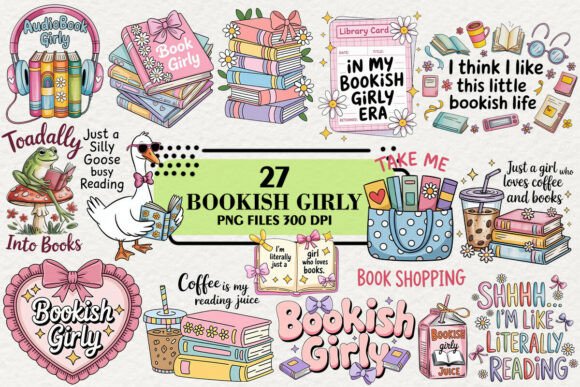 Download Kawaii Bookish Girly Quotes Clipart - Girly Collection
