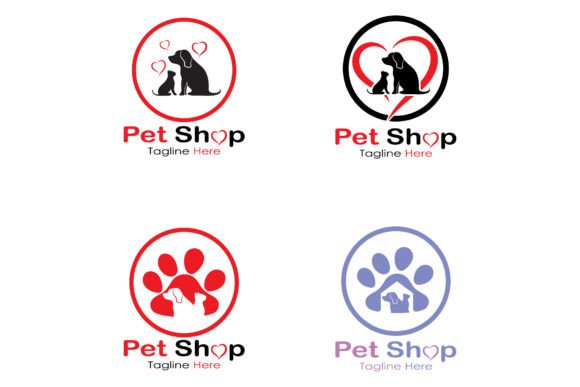 Download Pet Shop Logo Design Icon Illustration - Illustration Collection